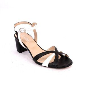 Gianni Ferrante 794a Multicolor Leather Slingbacks Heels Sandals